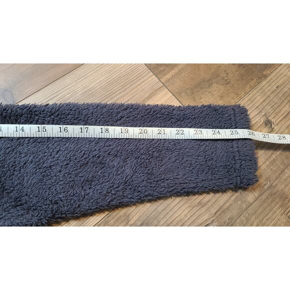 Patagonia Los Gatos Jacket M Cozy Soft Quarter Zip Fleece Pullover Smolder Blue - Picture 9 of 9